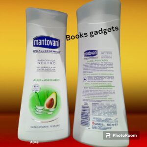 9 Flaconi Mantovani Bagnodoccia Neutro Ipoallergenico ALOE E AVOCADO Formula Extra Delicata