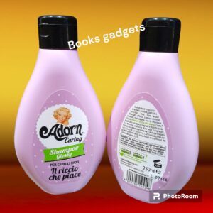 9 Flaconi ADORN Caring SHAMPOO Glossy per Capelli Ricci il Riccio che piace 250ml