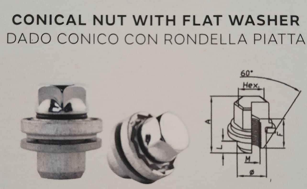 Per Land Rover Range Rover Sport dal 01/2005 Kit Dadi Antifurto NERI Galaxy Lock Farad per Cerchi in Lega Originali - immagine 2
