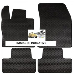 Per Opel Astra dal 2022 Set Tappetini in Gomma su Misura Neri di Alta Qualità