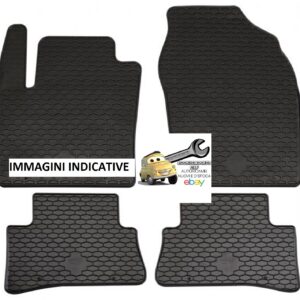 Per Toyota C-HR dal 2016-2023 Set Tappetini in Gomma su Misura Neri di Alta Qualità