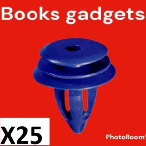 Per Land Rover Discovery IV 2009>2017 Kit 25pz Bottone Clip per Fissaggio Modanatura Sottoporta LR027255