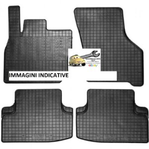 Per Seat Leon dal 2020 Set Tappetini in Gomma su Misura Neri di Alta Qualità