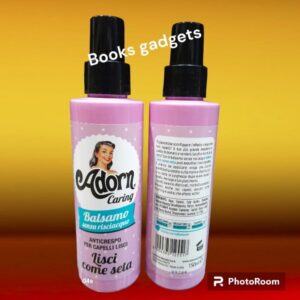 9 Flaconi ADORN Caring BALSAMO Senza Risciacquo per Capelli Lisci come Seta 150ml