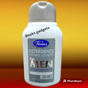 9 Flaconi Venus Detergente Intimo e Corpo FOR MEN con Antibatterico 200ml