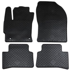 Per TOYOTA Corolla Cross dal 2022> (G10) Set Tappetini in Gomma su Misura Neri Cora