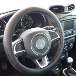 Coprivolante Easy Black Ecopelle Nera per Volanti Ø37-39 Simoni Racing