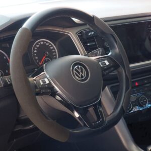 Coprivolante Black Velvet Velluto Nero Antiscivolo per Volanti Ø35-40 Simoni Racing