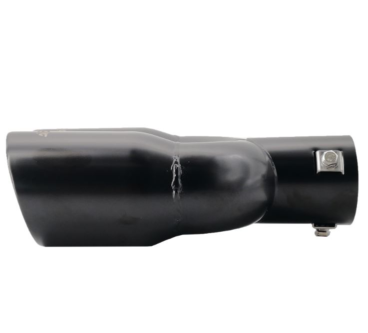 Terminale di Scarico Doppio Inclinato Acciaio Inox Nero Ø Entrata da 35 a 56mm Simoni Racing - immagine 4