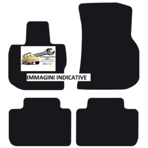 Per Bmw X3 dal 2017 Set Tappetini in Moquette su Misura con Battitacco