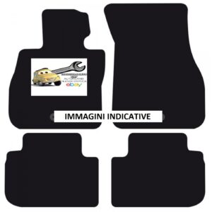 Per Bmw Serie 1 dal 2019 Set Tappetini in Moquette su Misura con Battitacco