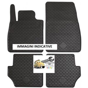Per Ford Puma dal 2019 Set Tappetini in Gomma su Misura Neri di Alta Qualità