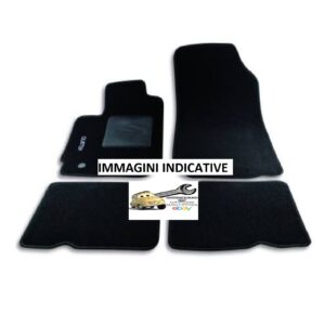 Per Dacia Duster dal 2021 Set Tappetini in Moquette su Misura con Battitacco