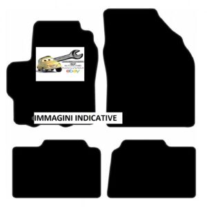 Per Toyota Aygo X dal 2022 Set Tappetini in Moquette su Misura con Battitacco