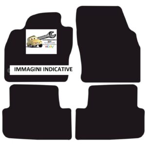 Per Seat Ibiza 5p dal 2017 Set Tappetini in Moquette su Misura con Battitacco