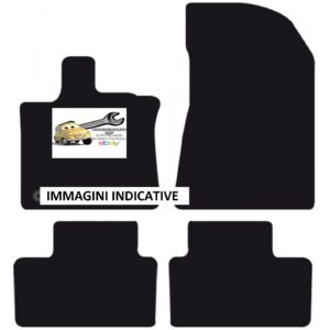 Per Renault Captur dal 2019 Set Tappetini in Moquette su Misura con Battitacco