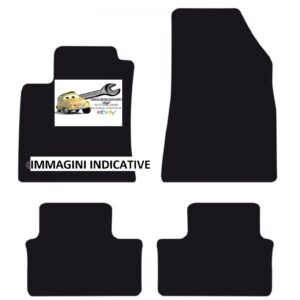 Per Renault Clio 5p dal 2019 Set Tappetini in Moquette su Misura con Battitacco