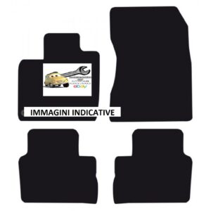 Per Nissan Qashqai dal 2021 Set Tappetini in Moquette su Misura con Battitacco