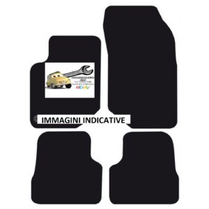 Per Opel Corsa F dal 2019 Set Tappetini in Moquette su Misura con Battitacco