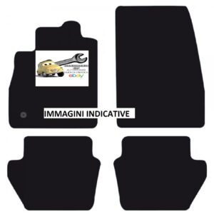 Per Ford Puma dal 2019 Set Tappetini in Moquette su Misura con Battitacco