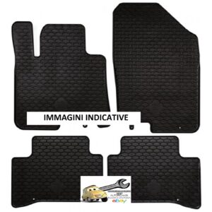 Per Hyundai Tucson dal 2020 Set Tappetini in Gomma su Misura Neri di Alta Qualità
