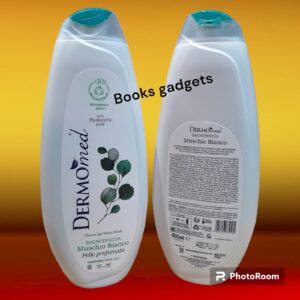 9 Flaconi Dermomed Bagnodoccia MUSCHIO BIANCO Pelle profumata con Acido Ialuronico Ph5.5