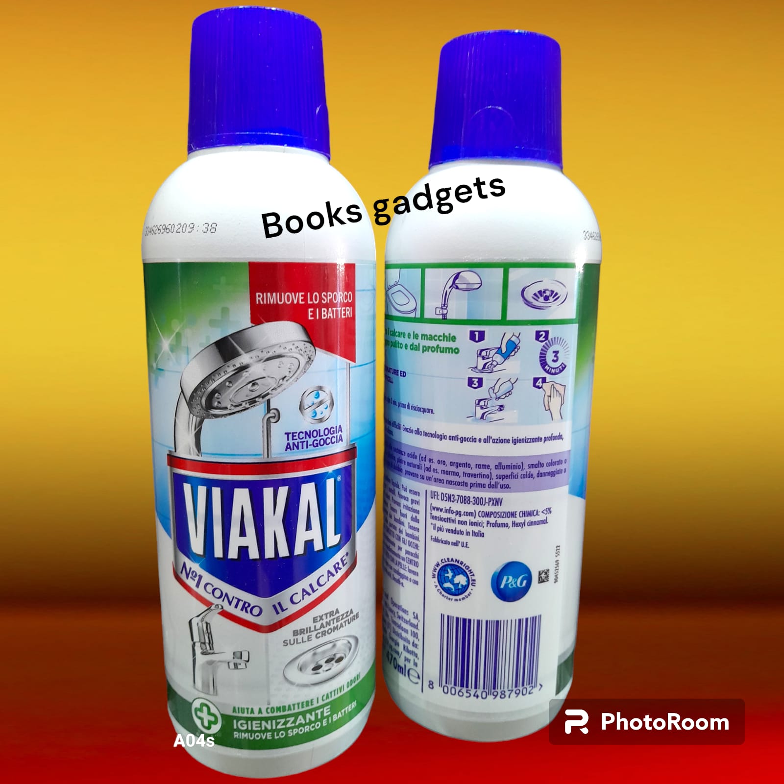1 Flacone Viakal IGIENIZZANTE N°1 contro il Calcare Anticalcare 470ml
