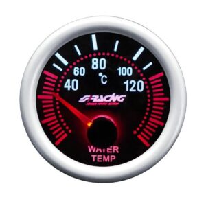 Indicatore Analogico Elettrico Nero Temperatura Acqua con sensori Simoni Racing