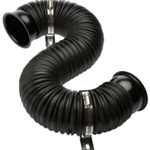 Tubo di Aspirazione per Filtro Aria Nero con Raccordi Ø76mm Simoni Racing