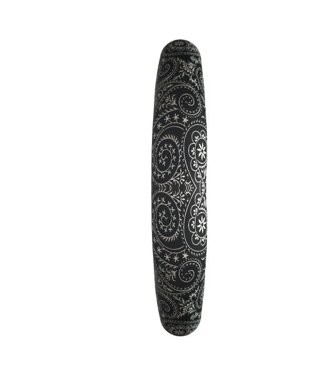 Coprivolante Black Bandana in Ecopelle Nera per Volanti Ø37-39 Simoni Racing - immagine 2