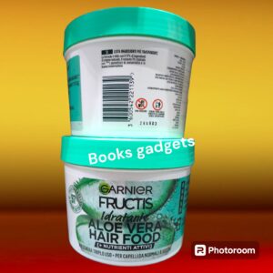 1 Barattolo Garnier Fructis Hair Food Aloe Vera Maschera Capelli Normali/Secchi