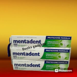 6 pezzi Mentadent Dentifricio Freschezza Quotidiana Protezione Famiglia 75ml
