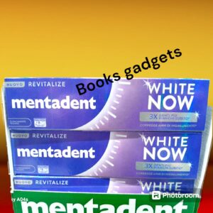 12 pezzi Mentadent Dentifricio White Now Revitalize Denti più Bianchi 75ml