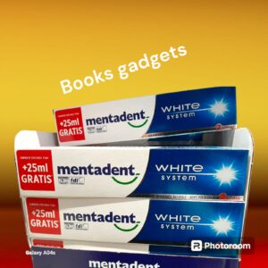 12 pezzi Mentadent Dentifricio White System Denti Bianchi in 2 Settimane 100ml