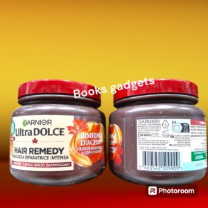 1 Barattolo Garnier Ultra Dolce Hair Remedy Rimedio D'acero Maschera Capelli molto Danneggiati