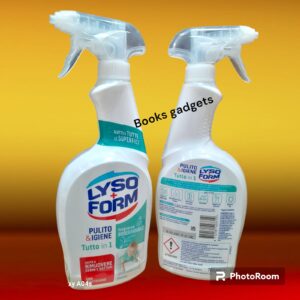 9 Flaconi Lysoform Spray Pulito & Igiene Classico Sgrassatore Rimuove i Germi