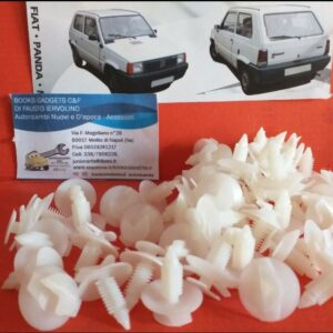 Per Fiat Panda fino al 2003 Kit 200pz Fermapannello Bottone Clip Molletta Graffetta x Rivestimenti Interni