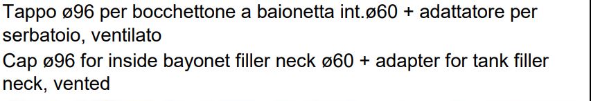 Per Scania (Serbatoio Adblue non Ventilato) Tappo Urea Serbatoio con Adattatore - immagine 2