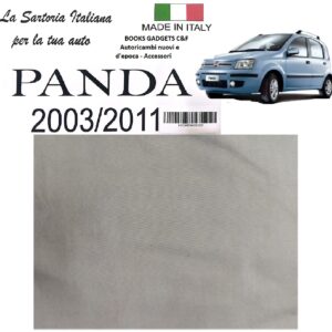 Per Fiat Panda 2003-2011 Serie Fodere Coprisedili Grigio Ant/Post. Made in Italy