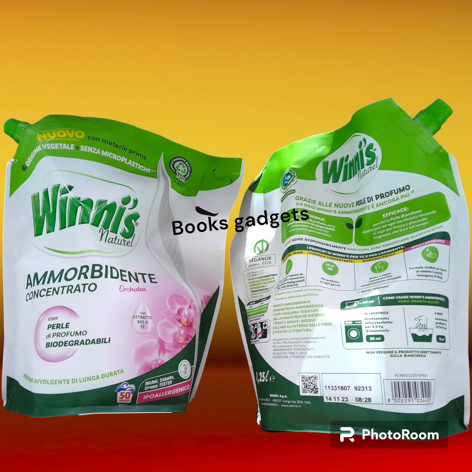 1 Flacone Winni’s Naturel Ammorbidente Concentrato Orchidea 1,250ml