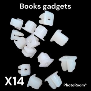 Per Fiat Vari Modelli Kit 14 pz Madrevite in Plastica x Rivestimenti e Ripari