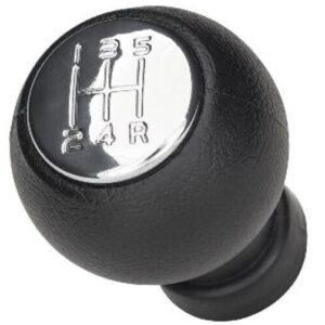 Per Fiat Sedici Pomello Leva Cambio 5 Marce (R in Basso Dx) Cromo h:77mm Int:17