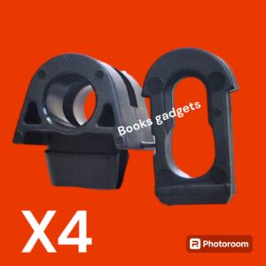 Per Abarth 500 dal 2008 Kit 4pz Molletta Fermo Gancio Asta Cofano Motore 51804502