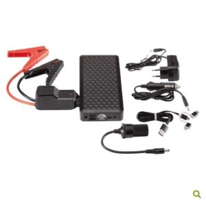 Avviatore Portatile Multifunzione per Auto Display LCD con Cavo con Pinze e Custodia