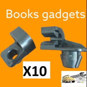 Per Peugeot 307, Expert III, 207, 807, 206, 206+ Kit 10pz Clip Bottone Graffetta Nero Fissaggio Asta Cofano Motore