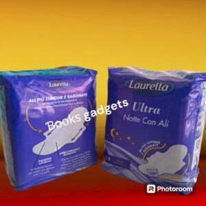 1 Confezione (10 Assorbenti ) Laurella Ultra Notte con Ali più lunghe e Sagomate