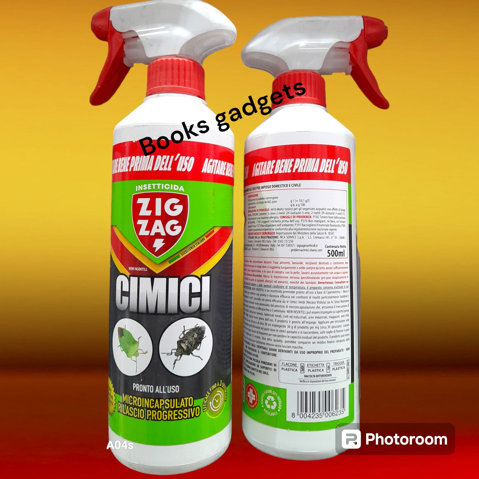 10 Flaconi ZIG ZAG Spray Insetticida CIMICI Efficace fino a 3 Settimane 500ml