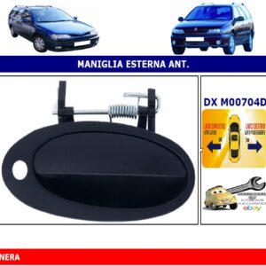 Per Renault Laguna 01/1994-05/1998 Maniglia Esterna Apriporta Anteriore Dx Nera