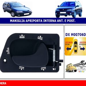 Per Renault Laguna 01/1994-05/1998 Maniglia Interna Apriporta Anteriore Dx Nera