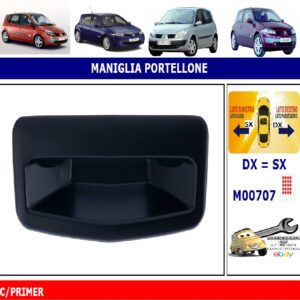 Per Renault Megane 01/2006-09/2008 Maniglia Portellone Posteriore Dx=Sx con Primer